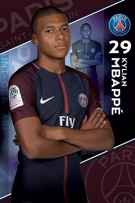 Paris Saint Germain - PSG - Soccer Poster / Print (Kylian Mbappe ...