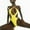 Yellow, variant on Swimsuits for Curvy Women Summer Fashion Solid Hollow Tank Top One-Piece Bikini Swimsuit Women Swimwear Swimsuits Women on Clearance