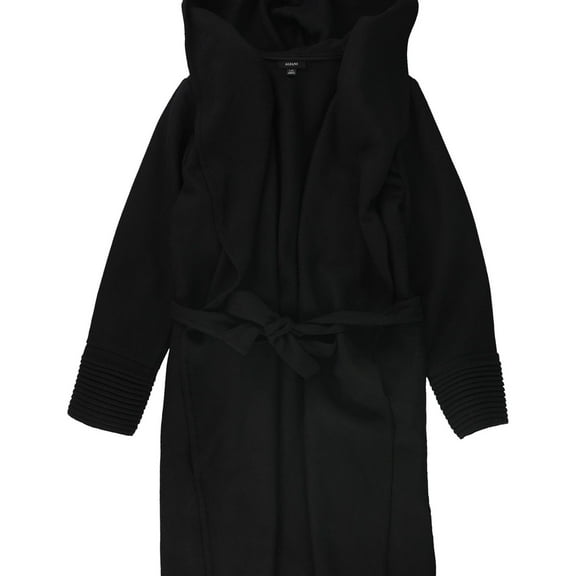 Alfani Womens Drape-Front Hooded Jacket