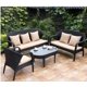 thumbnail image 5 of Outdoor sofa woven rattan table and chair combination rattan sofa My Lux Decor Round, 5 of 13