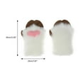 thumbnail image 3 of lanema Cute Sheep Hoof Shape Mittens Women Men Cartoon Gloves Plush Full Finger Mitten, 3 of 21