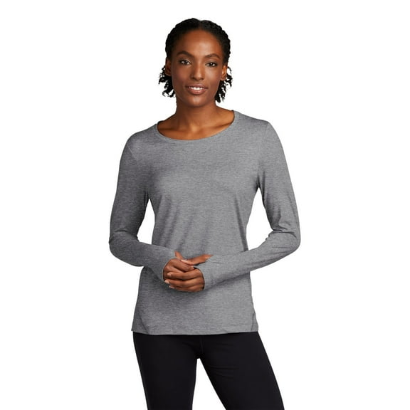 Sport-Tek Ladies Exchange 1.5 Long Sleeve Crew. LST710