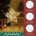 thumbnail image 3 of Roylvan Christmas Star Tree Topper with Remote, 8 Light Modes & 4 Brightness, 9.84" Treetop Star Decorative Light, Silver, 3 of 10