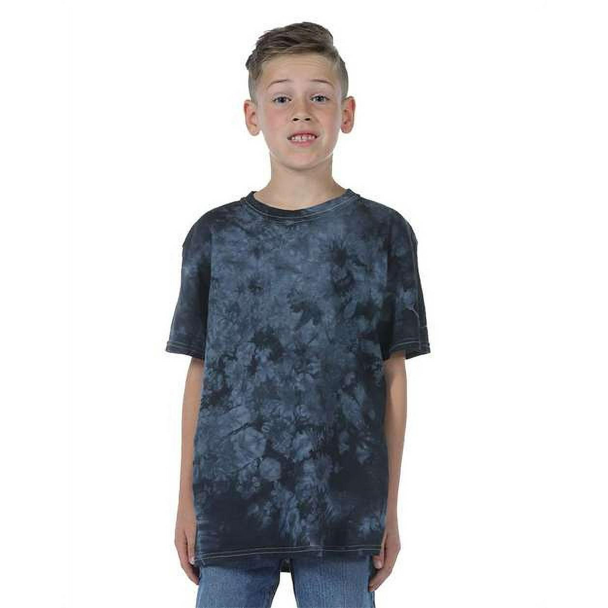 Youth Logo Tie-Dye T-Shirt (Black)