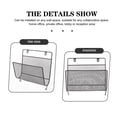 thumbnail image 2 of MLINS 2pcs Wall Mounted Storage Shelf Wall Sundries Organizing Rack Wall Magazine Holder, 2 of 8