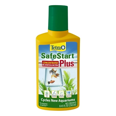 - Tetra SafeStart Plus, 8.45 Ounce, For Newly Set-Up Fish Aquariums