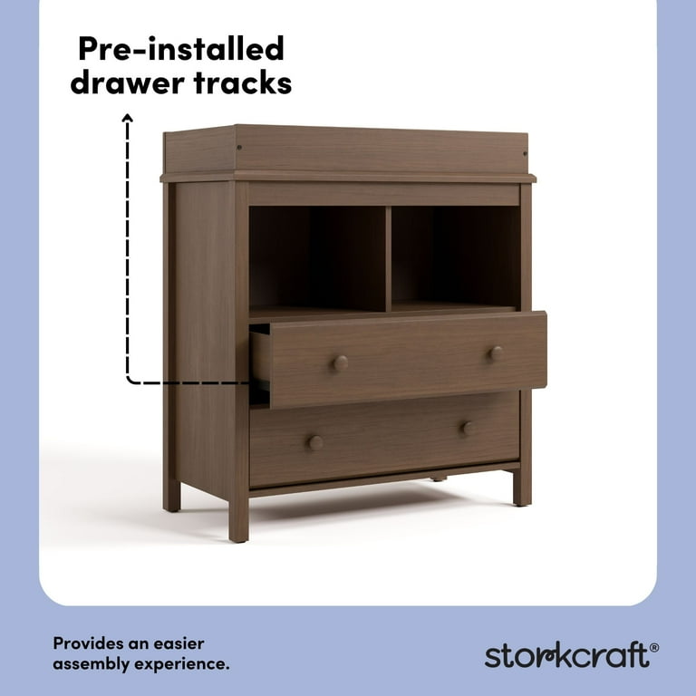 pre assembled baby dresser Lolly 6-Drawer Double Dresser Washed Natural