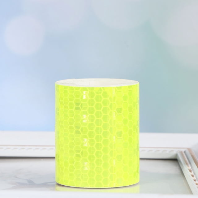 DEEPCRAFF 1Pack Safety Warning Tapes Reflective Adhesive for Emergency Situations Dark and Low Light Driving