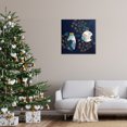 thumbnail image 3 of Stupell Industries Blue Patterned Ornaments Holiday Painting Gallery Wrapped Canvas Art Print Wall Art, 30 x 30, 3 of 8
