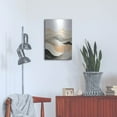 thumbnail image 4 of Luxe Metal Art 'Black & Beige Landscape 1' by Petals Prints Design, Metal Wall Art, 16"x24", 4 of 9