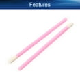 thumbnail image 2 of 50 Pcs Disposable Lip Brushes Lipstick Lip Gloss Wands Applicator Tool Pink Make Up Lip Brush Disposable Lipstick Gloss Wands, 2 of 3