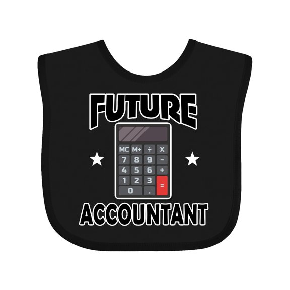 Inktastic Accounting Future Accountant Baby Boys or Girls Baby Bib