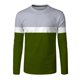 thumbnail image 4 of Blusas y camisas de manga larga con cuello redondo para hombre, blusa informal de manga larga con cuello redondo y estampado, camiseta tipo jersey para hombre., 4 of 4