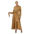 thumbnail image 2 of Milky Brown - Crew neck - Unlined - Modest Dress - Refka, 2 of 5