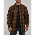 thumbnail image 3 of Venado Men's Thermal Lined Flannel Shirt Jacket with Snap Front Closure - Outdoor Button Up (Rustic, 2XL), 3 of 6