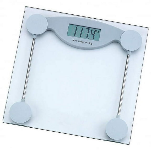 HealthSmart ELSCALE3 HealthSmart Glass Electronic Bathroom Scale