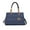 BM Navy, variant on Sirna Women's Satchel Bag Signature Vegan LeatherShoulder Bag Handbag Purse By Mia K.- Navy