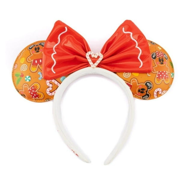 Diadema Loungefly Disney con Orejas de Mickey y Minnie de Jengibre