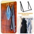 thumbnail image 3 of CRAFTHROU Rack Negro Para Colgar Ropa Sobre Puerta Ideal Para Organizar Ropa En Hogar Y Dormitorio, 3 of 8