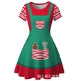 thumbnail image 1 of Vestido de Navidad europeo y americano para niños, estampado de dibujos animados, Princesa, Serie de Navidad, nuevo, 1 of 5