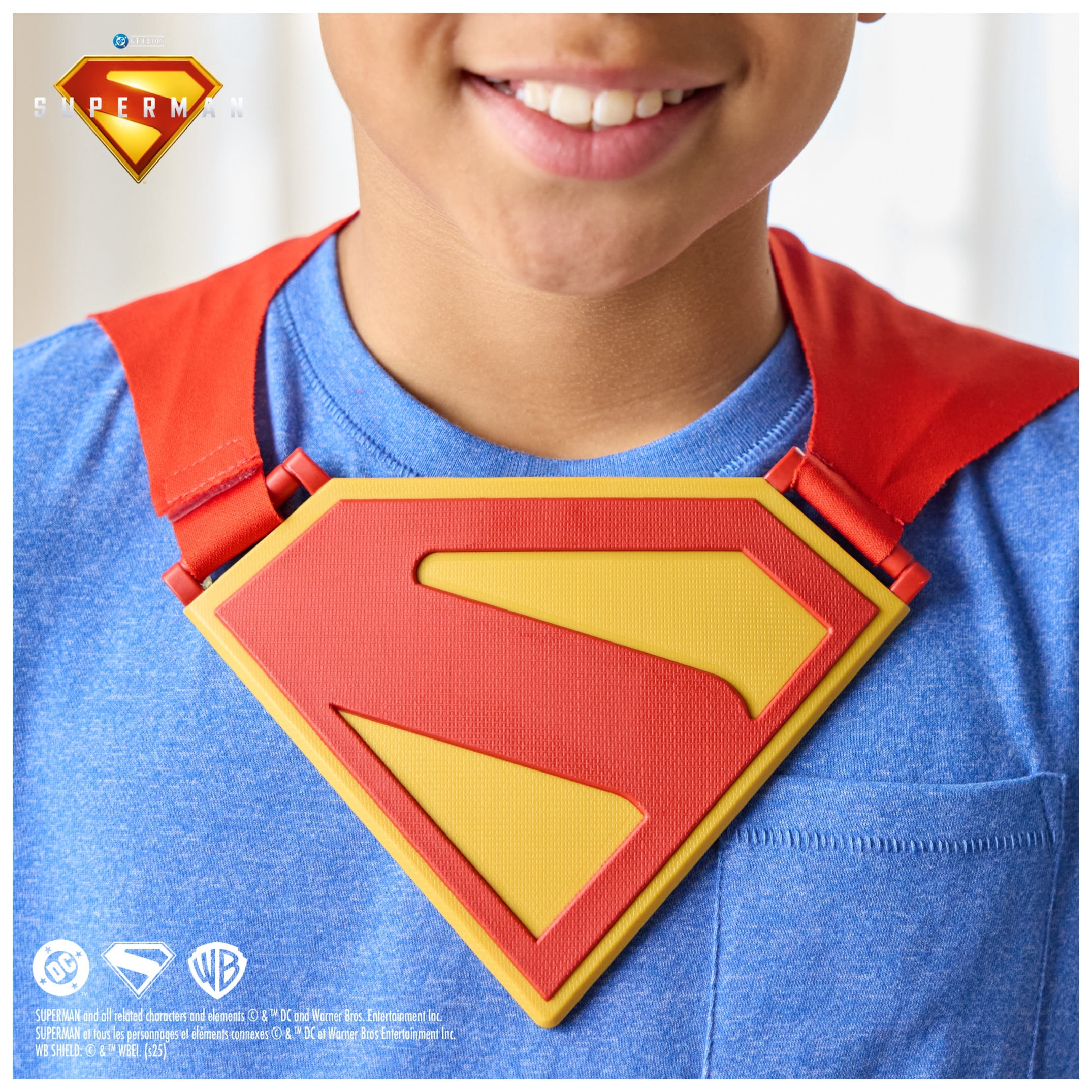 DC Comics SUPERMAN, Power Cape Set, Super Heroes Costume, for Children Ages 4 and up (Unisex)