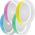 thumbnail image 3 of Southern Homewares Pastel Colored Mason Jar Lids With Hole Set of 4 Jar Lids Kids Colorful Jar Lids with Drinking Straw Holes, 3 of 6