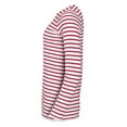 thumbnail image 3 of SOLS Womens Marine Long Sleeve Stripe T-Shirt, 3 of 4