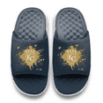 thumbnail image 2 of Unisex ISlide Kansas City Royals Centered Logo Splat Motive Slide Sandals, 2 of 3
