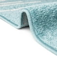 thumbnail image 6 of Unique Loom Kai Collection Area Rug - Warrior (5' 3" Square Light Blue/Ivory), 6 of 12