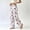 White, variant on Women's Flannel Cartoon Kitty Print Pajama Pants Sleep Long Bottoms