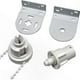thumbnail image 1 of White Curtain Roller Blind Repair Kit with Metal Brackets, Bead Chain, and Holder Set for 30mm Blinds, 1 of 5