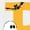 WHITE, variant on Peanuts - Halloween Characters - Men's Long Sleeve Graphic T-Shirt