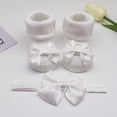 thumbnail image 5 of Baby Princess Sock Head Band 2pcs Set, Bow Tie Socks Fashion Headband Baby Fashion Socks Baby Cute Socks Fashion Princess Socks Band Set, 0-12M, 5 of 5