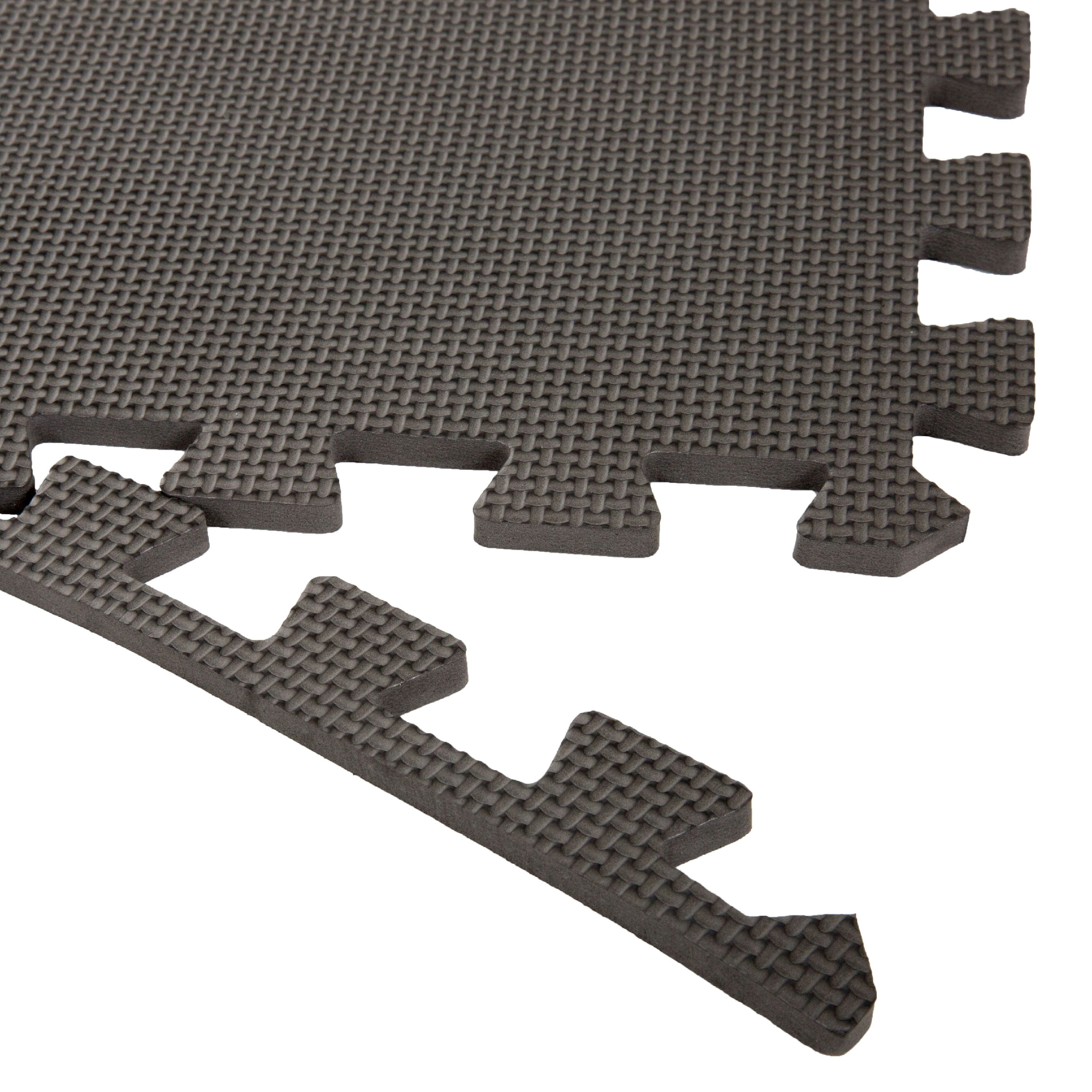 VViViD Interlocking Cork Finish 12 Inch by 12 Inch 1/4 Inch Thick EVA Foam  Floor Mat 9 Tile Pack