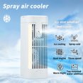 thumbnail image 4 of LSLJS Climatiseur Portable Automatique Télécommandé USB Mini Climatiseur avec 3 Vitesses et Tête Automatique Secouante for Home Bureau Chambre, Bureau, Humidification Fan, 4 of 9