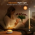 thumbnail image 6 of Dreamegg White Noise Machine Baby Sleep Sound Machine Portable for Sleep Travel, 21 Soothing Sounds, Night Light, Timer, Child Lock, USB Noise Machine for Nursery Gift,Orange, 6 of 9