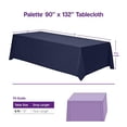 thumbnail image 3 of Gee Di Moda Rectangle Tablecloth - 90 x 132" Inch - Black, 3 of 6