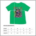 thumbnail image 5 of Tee Hunt Dean Russo Cute Love You Basset Youth T-Shirt Colorful Dog Pet Kids, Green, Medium, 5 of 5