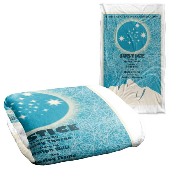 Star Trek The Next Generation Season 1 Episode 8 Silky Touch Super Soft Throw Blanket 36" x 58"