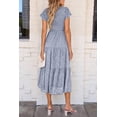 thumbnail image 2 of Vestido midi PRETTYGARDEN con estampado floral para verano 2025 para mujer, 2 of 9