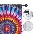 thumbnail image 4 of Blackout Kids Curtains,Colorful Rainbow Tie Dye Spiral Pattern Childrens Insulated Curtains Set Of 2,Bedroom Essentials,Toddler Room Decor 42"x63", 4 of 5