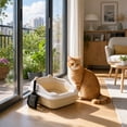 thumbnail image 5 of Semi-Enclosed High-Walled Cat Litter Box with Scoop (Anti-Scatter Design), 5 of 7