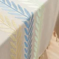 thumbnail image 5 of Embroidery Tablecloths Dust Proof Table Cover, Embroidery flower  Tassels Pattern Table Cloths,For Dinning Party Wedding Decor (Coffee willow leaf,110X170cm), 5 of 7
