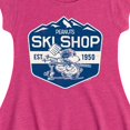 thumbnail image 3 of Peanuts - Snoopy and Woodstock Ski Shop - Toddler And Youth Girls Fit And Flare Dress, 3 of 6