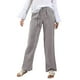 thumbnail image 2 of WILLBEST Pantalones Casuales para Mujer, Anchos, Largos, con Cordón, Cintura Elástica, Pantalones Casuales de Pierna Lisa para Mayor Comodidad y Estilo. Extra Grande, 2 of 6