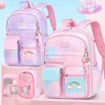 thumbnail image 2 of Schoolbag for Primary School Students Women's Rainbow Lightweight Burden-reducing Ridge Protection Large Capacity Children's Backpack for Grade 1-6 Foreign Trade., 2 of 5