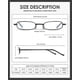 thumbnail image 3 of 3 Pack Slim Pocket Reading Glasses For Men Women Blue Light Blocking Compact Readers Spring Hinge Metal Frame Eyeglasses With Portable Pen Clip Tube, 3 of 5