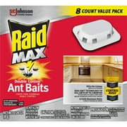 Raid Max Double Control Ant Baits, 8 ct. (Pack of 3)