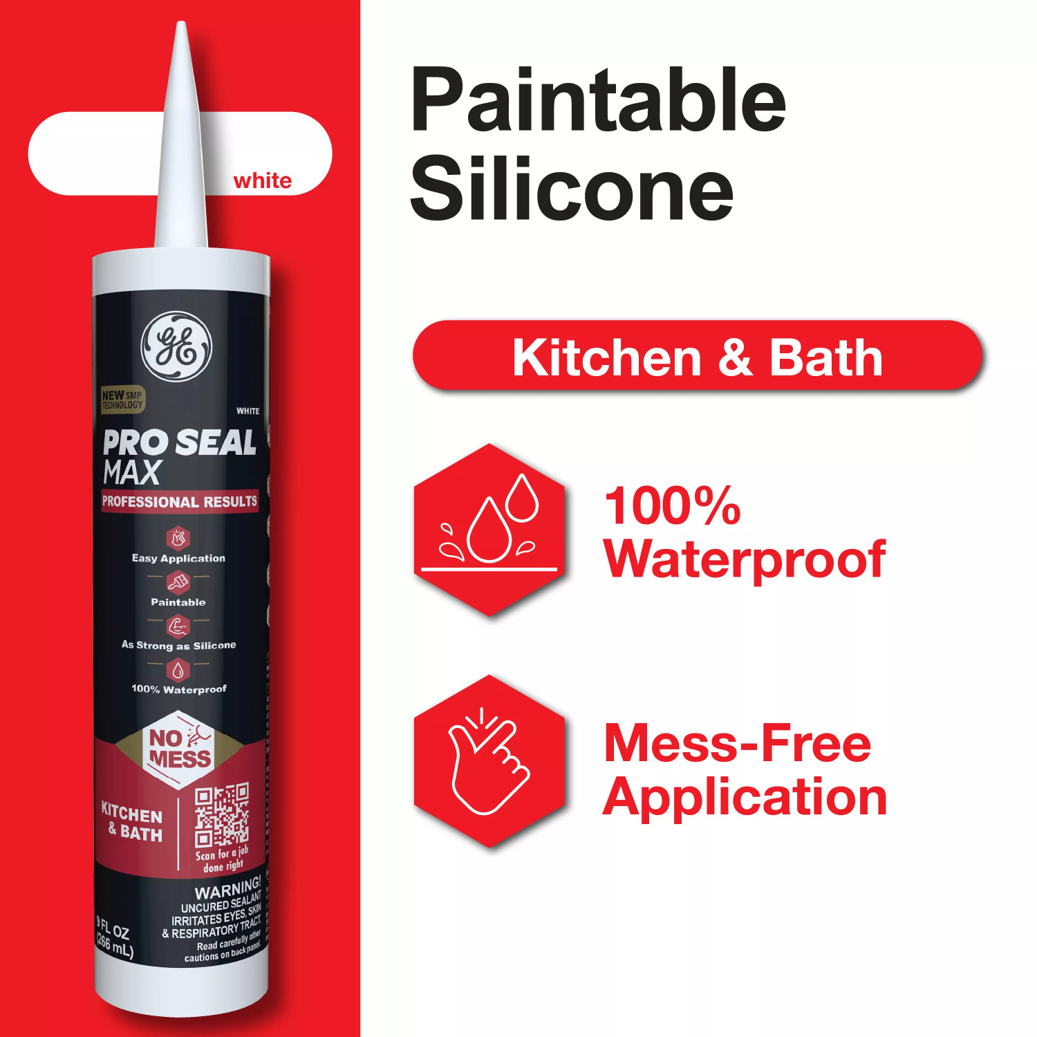 GE Pro Seal Max Kitchen & Bath Sealant