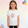 thumbnail image 2 of KAUOD Girls 100 Day of School Tees Cute Love Graphic Short Sleeve T Shirt Tops Kids Toddler School Soft Summer Shirt Clothes, 2 of 4
